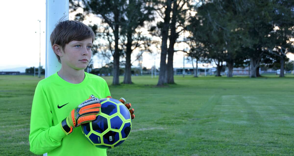 DRIVEN: Kempsey's Isaac Parkinson is making headway in his first season in the Youth National Premier League