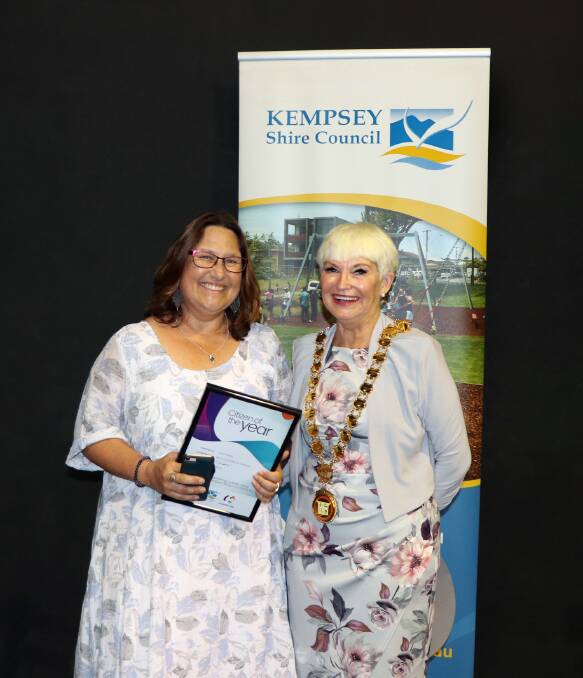 2020 Australia Day Citizen of the Year, Tania Powick, with mayor Liz Campbell