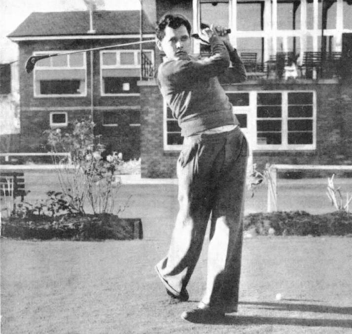 Colin Faulkner in 1957 at Kempsey Golf Course (Photo: Dawn Magazine)