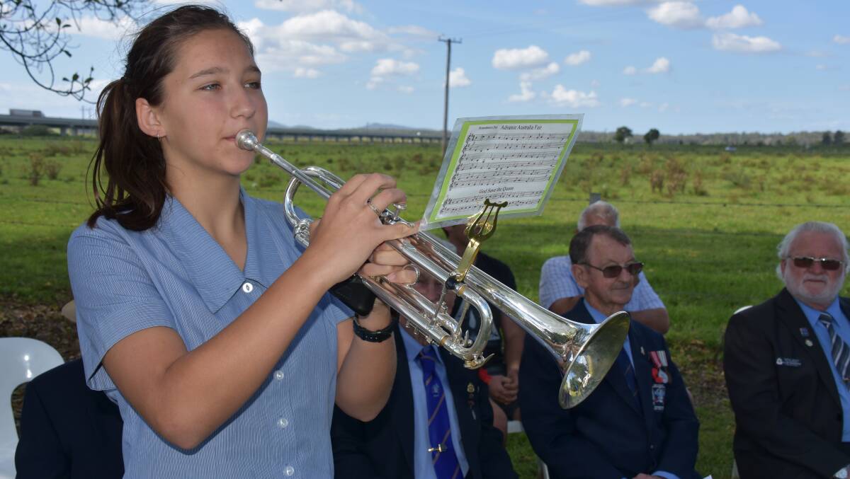 Kempsey District Silver Band member Isabelle Capararo
