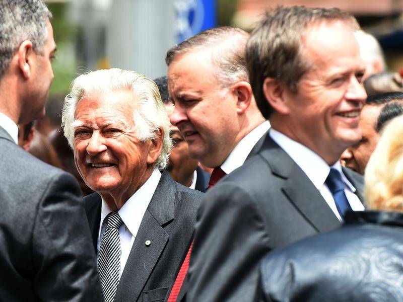 The day before Australians go to the polls, Labor is mourning the loss of favourite son Bob Hawke
