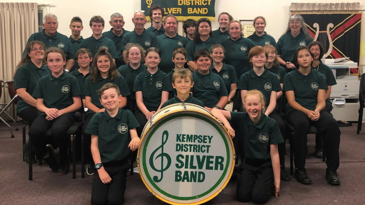 The Kempsey District Silver Band sport their new uniform