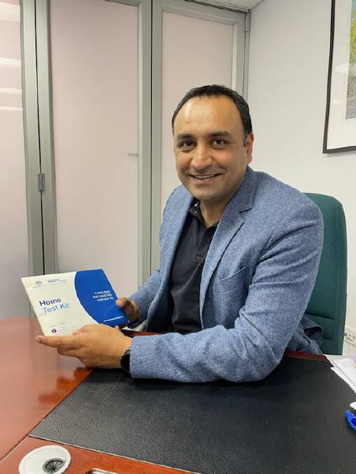 Gurmesh Singh, MP, encourages everyone to do the Bowel Cancer Test