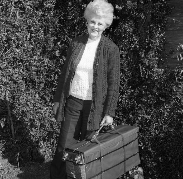 The late Miss Adelaide Swift in 1977 (MRHS Macleay Argus Collection)