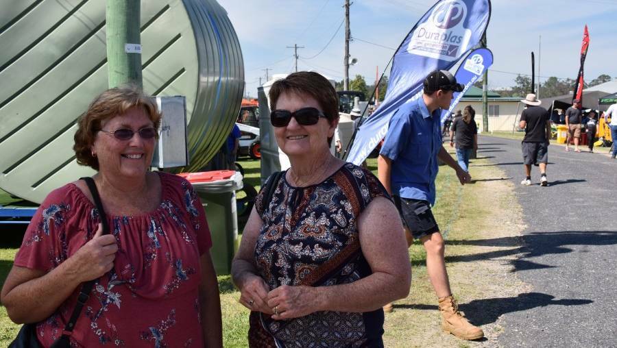 Narelle Penson and Pauline Kesby of Belmore River at last year's ProAg