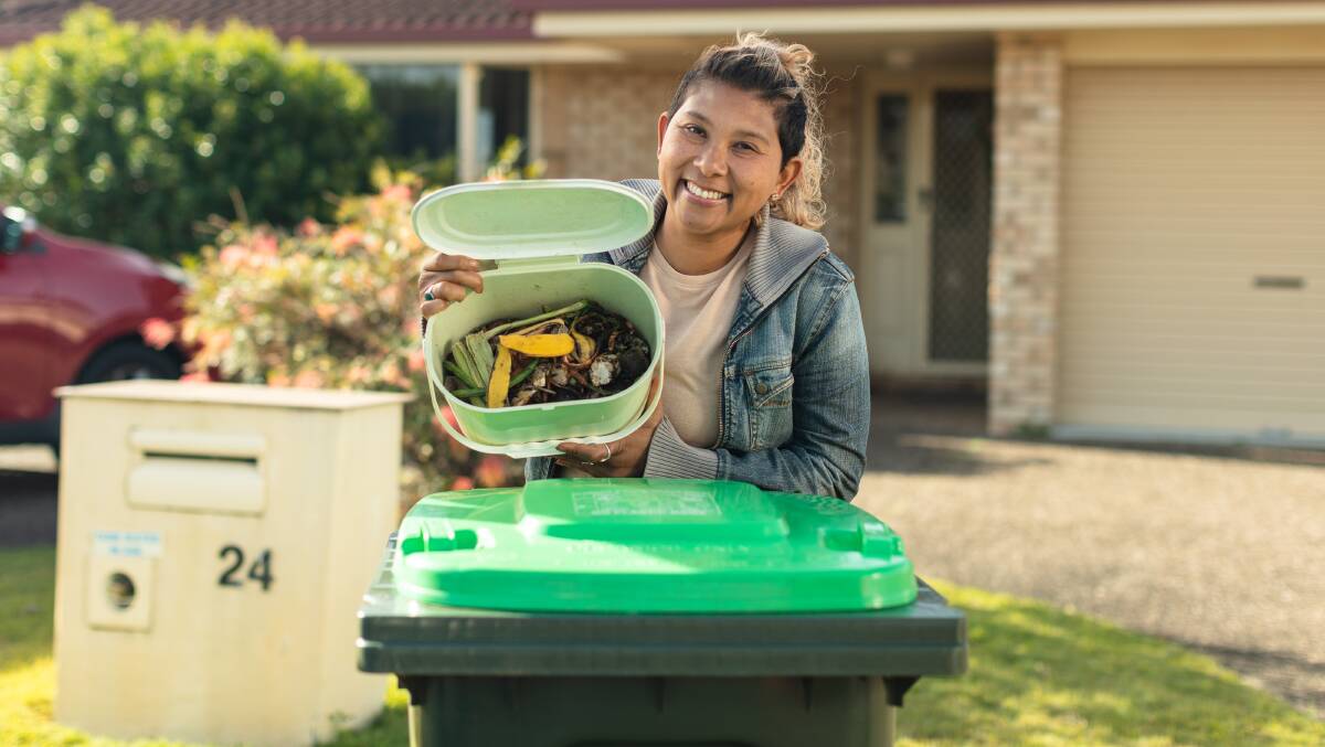 Council is delivering a campaign to get more food waste out of the red lid bin and into the green