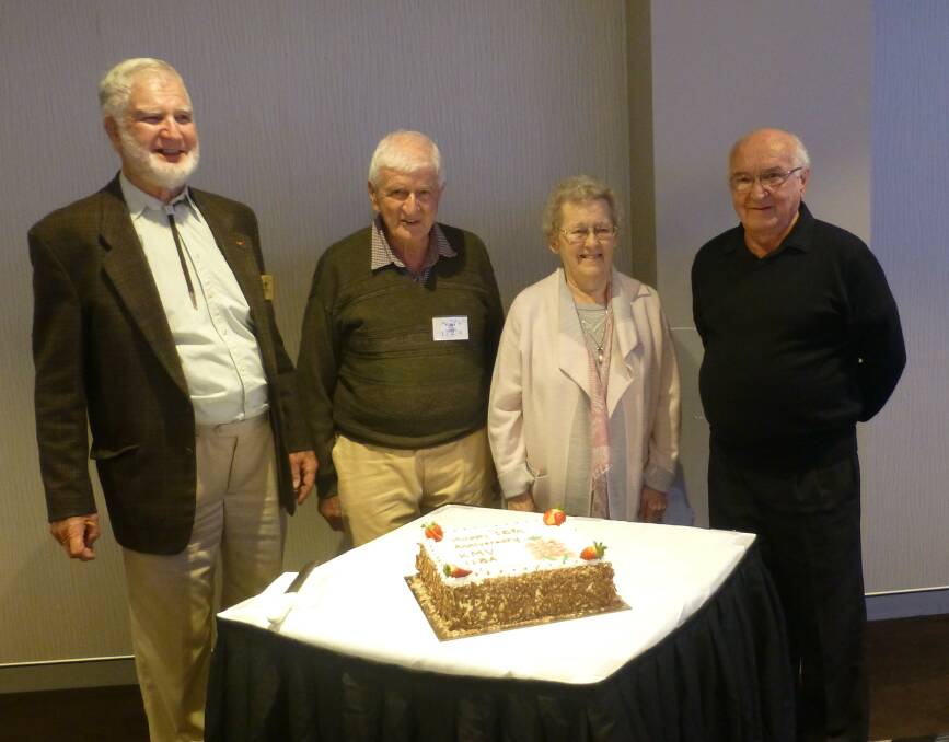 THE ORIGINALS: Members of the inaugural committee, Barrie Bishton, Tony Corley, Joan Dooley and George Thring