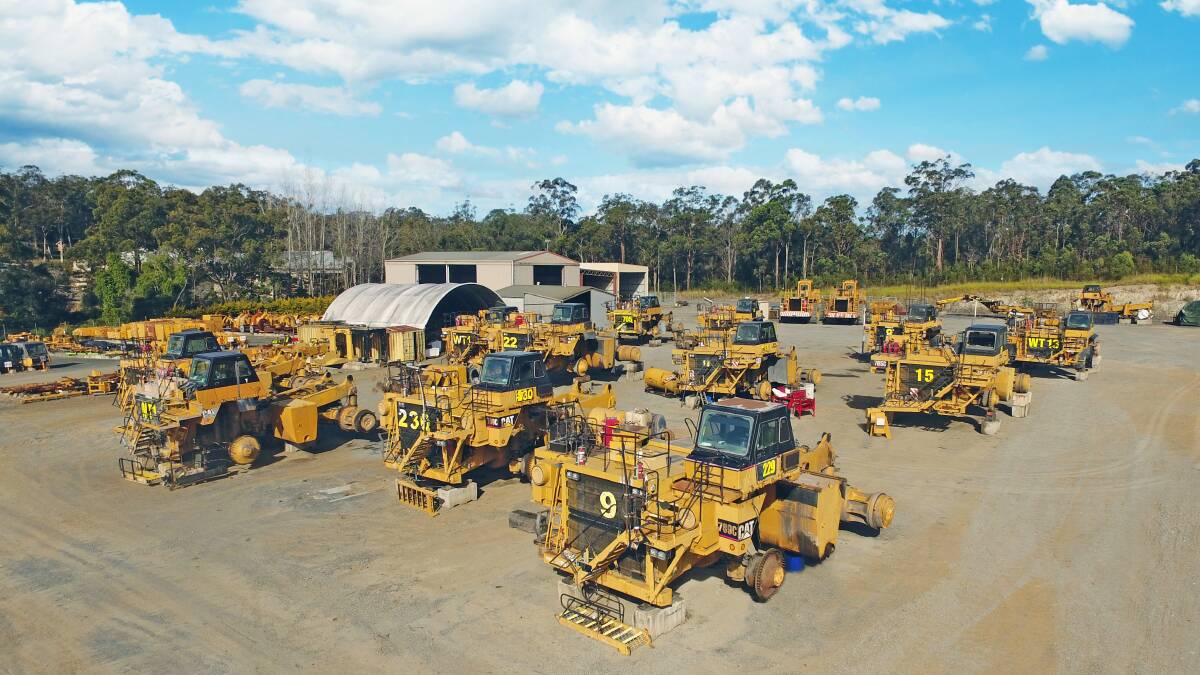DGI Trading recently acquired a package of 20-plus Caterpillar mining trucks, for processing at their South Kempsey facility