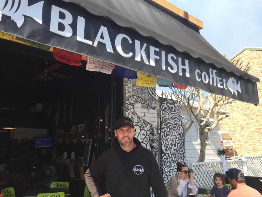 Seal the road: Justin Hope operates Blackfish Cafes in Crescent Head and Port Macquarie. He supports the sealing of Maria River Road. Pic: Tom Bushnell