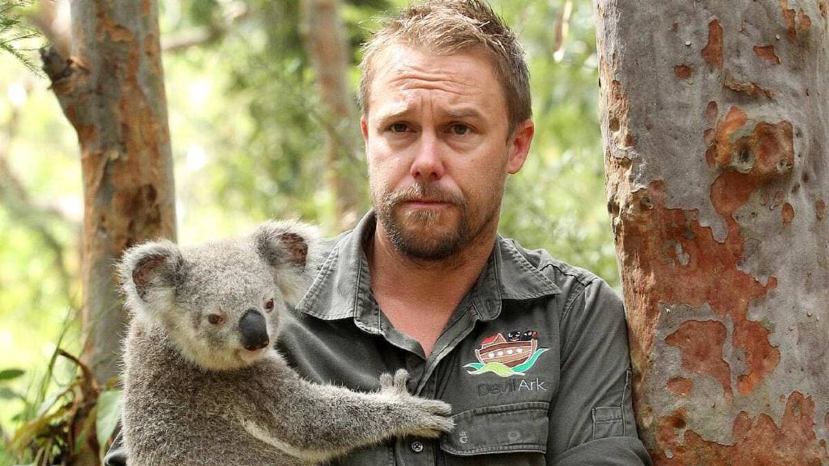 Save the Koalas: Aussie Ark president Tim Faulkner. The organisation is planning a koala sanctuary in the Hunter. 