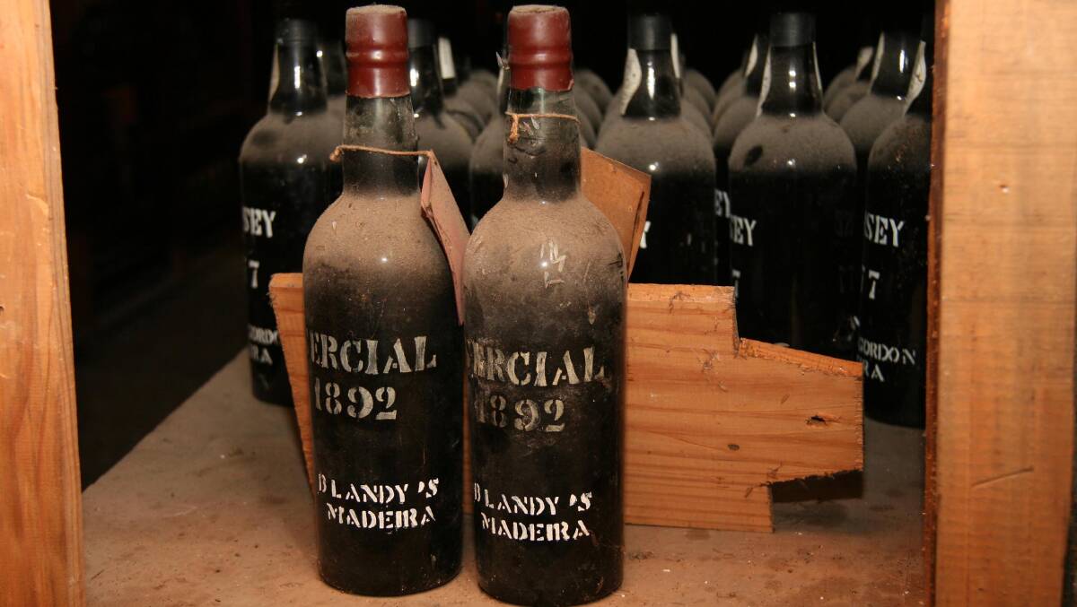 Old bottles of madeira … richly flavoured and seductive. 