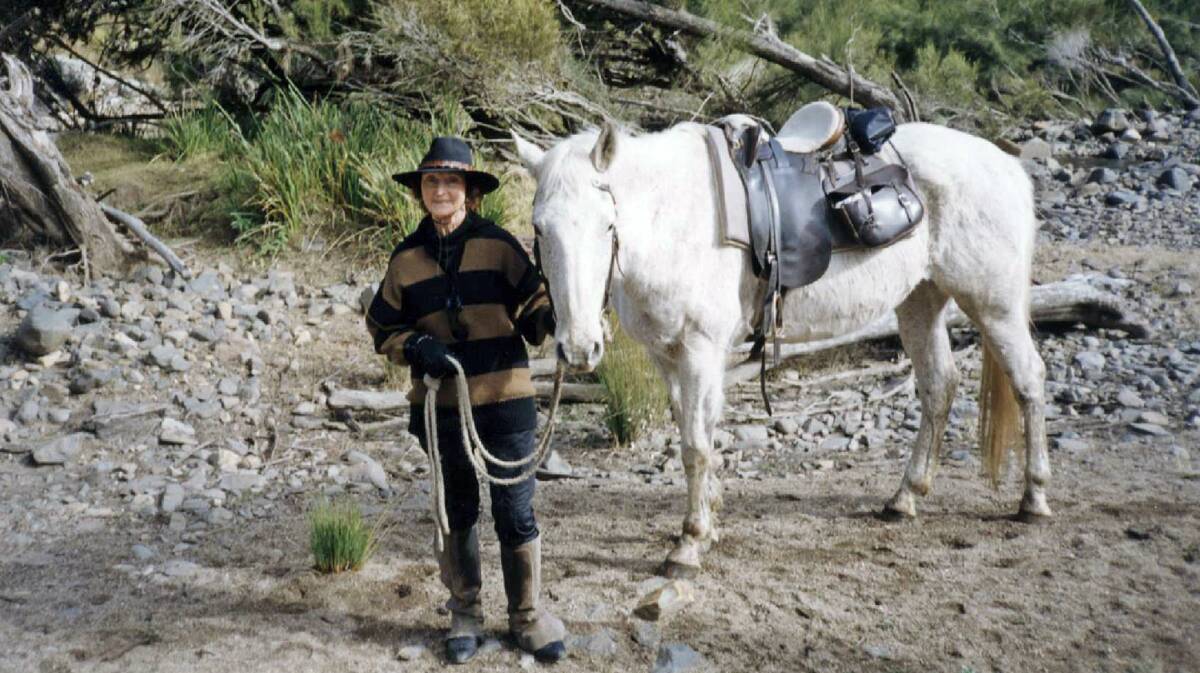 Marie Farley loved riding horses so much she went on horse trekking holidays including a week riding in the Snowy Mountains in the late 1980s.