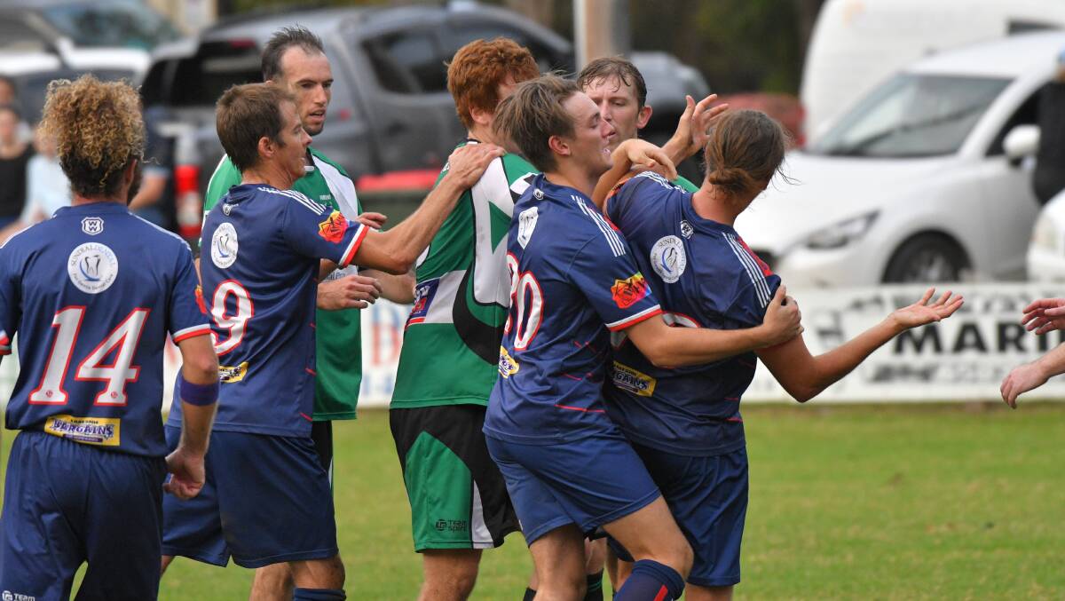 Fighting spirit: Wauchope are back in the 2019 Football Mid North Coast Premier League.