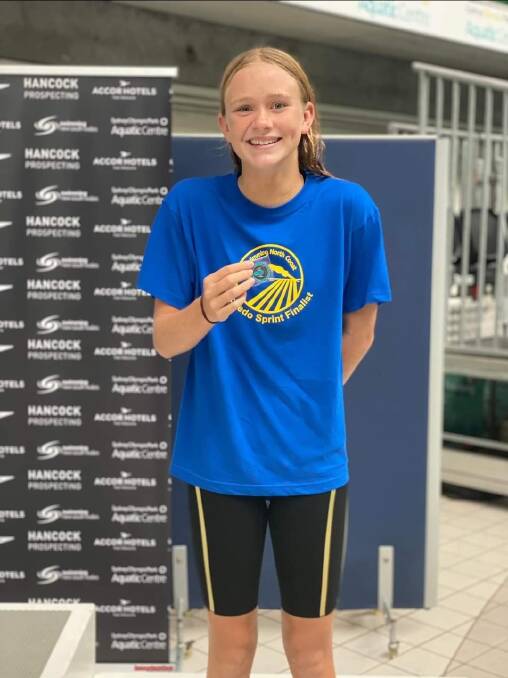 Thirteen-year-old Keeley Smith from Kempsey, scored a bronze medal in the 50 metre butterfly event