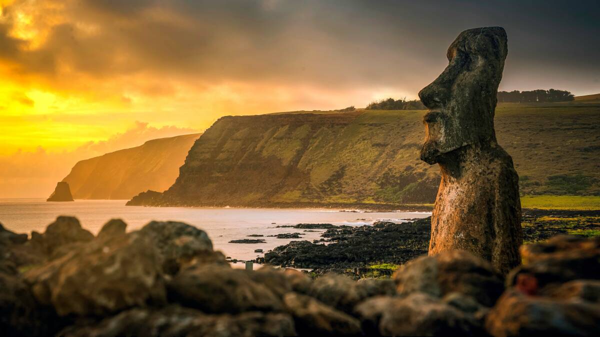 Moai on Easter Island. Picture: Shutterstock