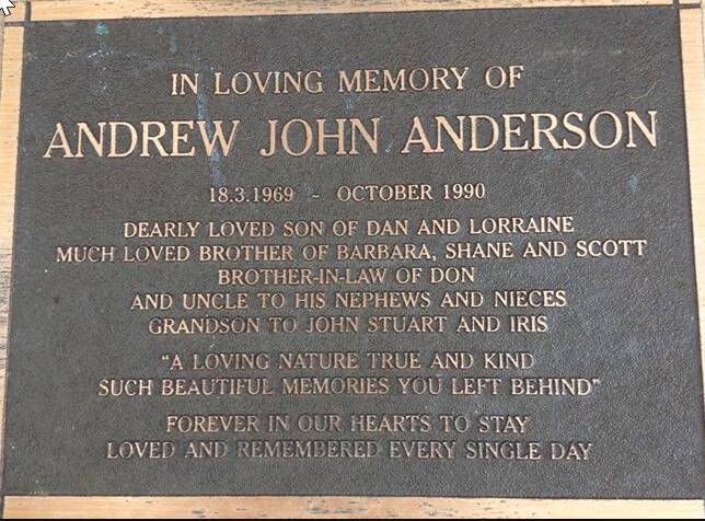 For the Anderson family, the loss of Andrew has wreaked havoc on their lives for decades after his disappearance from his caravan on their Valla property.