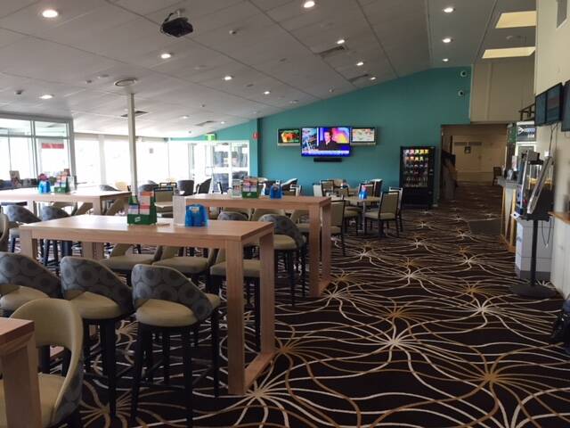 INTERIOR: The club now has a teal feature wall and all new timber furniture in an oak colour. The seating has also been updated and is now lush and comfortable for guests.
