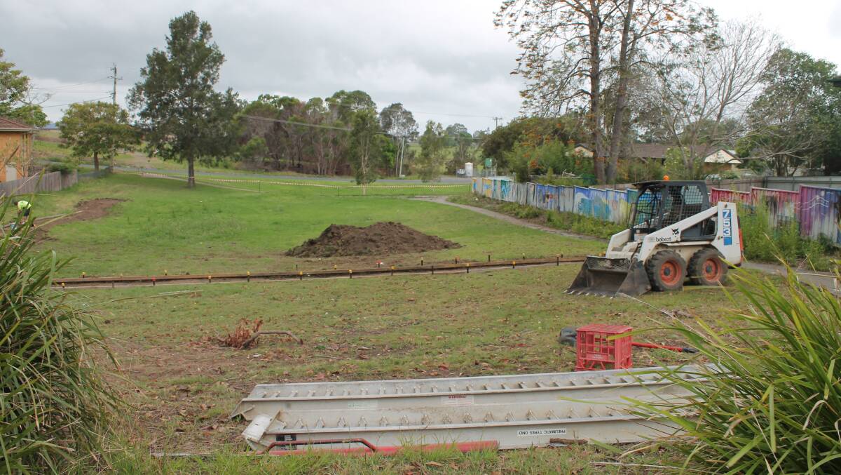 New look: Work has started to turn an underutilised reserve into a family-friendly park.