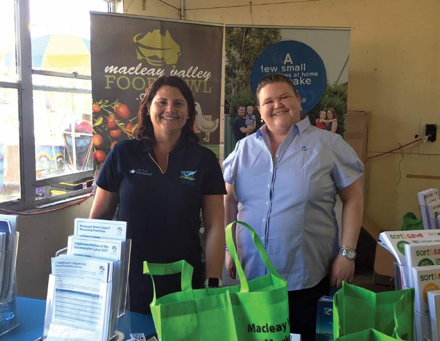 Here to help: Come and visit staff again at councils stall at the 2019 Kempsey Show, next week.