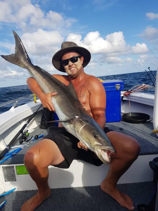 Solid: Our Berkley Pic of the Week is Zac Watts with this man size cobia he caught during a trip offshore from South West Rocks.