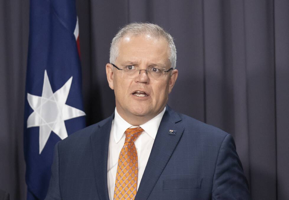 Prime Minister Scott Morrison, who wants tougher border controls in the next week or two. Picture: Sitthixay Ditthavong 