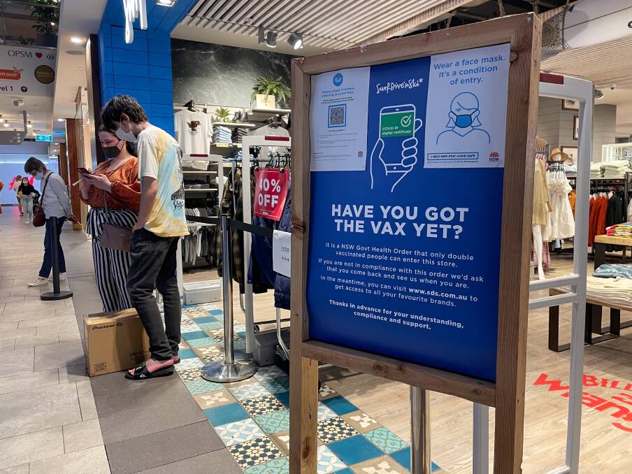 Non-critical retail shops are allowed to reopen to everyone, regardless of vaccination status, from Wednesday under changes to COVID rules. Picture: Adam McLean