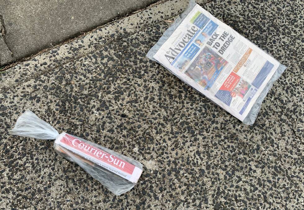 Letter to the editor: Why must our local papers be covered in plastic?