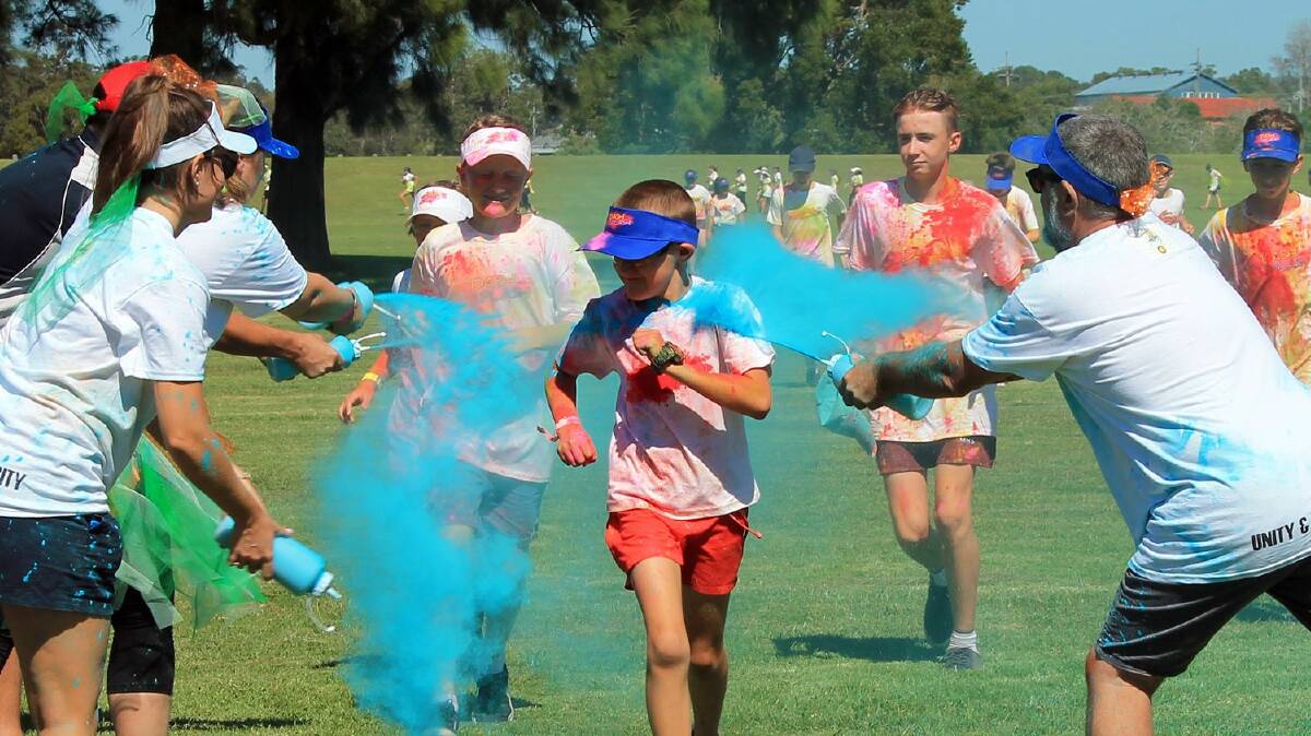 Splash of colour: The popular Dash with a Splash colour run returns to Kempsey on April 12. Photo: supplied 