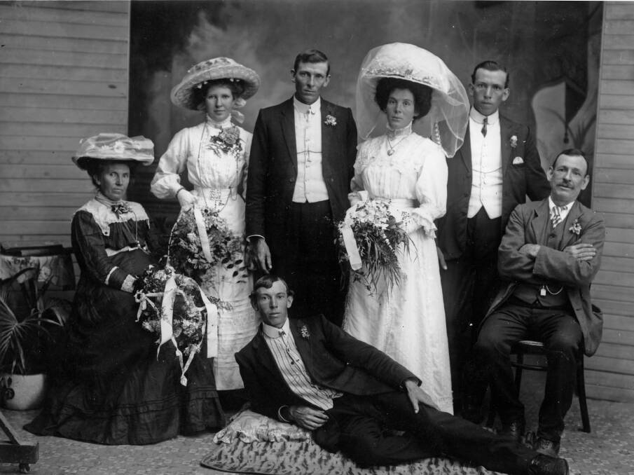 MOMENTS: The 1911 Kempsey wedding of John L Jones and Ida Barber, photograph by Angus McNeil. Photos: Courtesy Macleay River Historical Society and available for viewing at Kempsey Museum