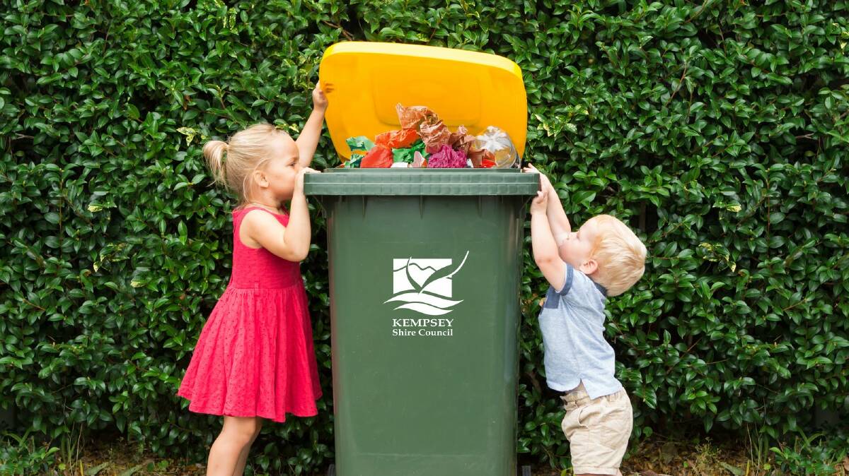RECYCLE: Council will provide weekly yellow recycling bin collections between December 24 and January 4.