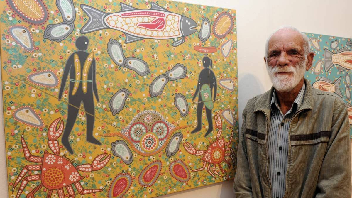 Local Indigenous artist Mr Milton Budge will display his work at Kundabung Hall on June 10.