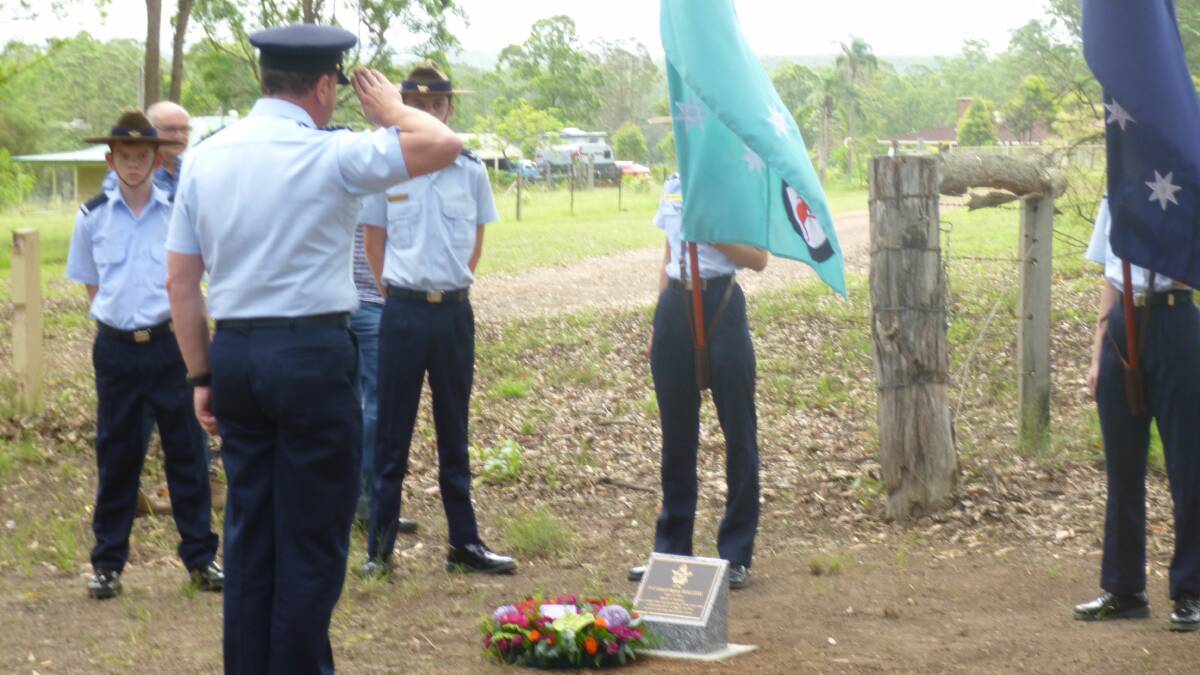 HONOURED: Wing Commander Peter Robinson of RAAF 75 Squadron. Photo: Kempsey Museum.