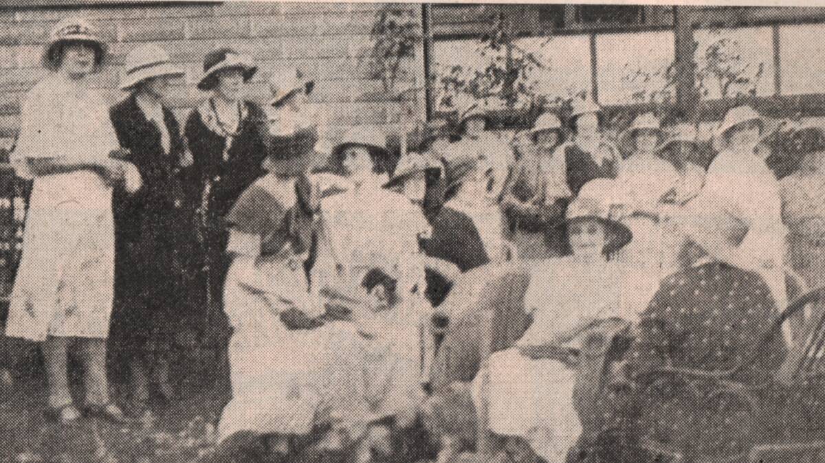 EARLY DAYS: A garden party held at Mrs L E Savage's East Kempsey home sometime in the mid 1930s. Photo courtesy of Macleay River Historical Society from Macleay Argus archives. 