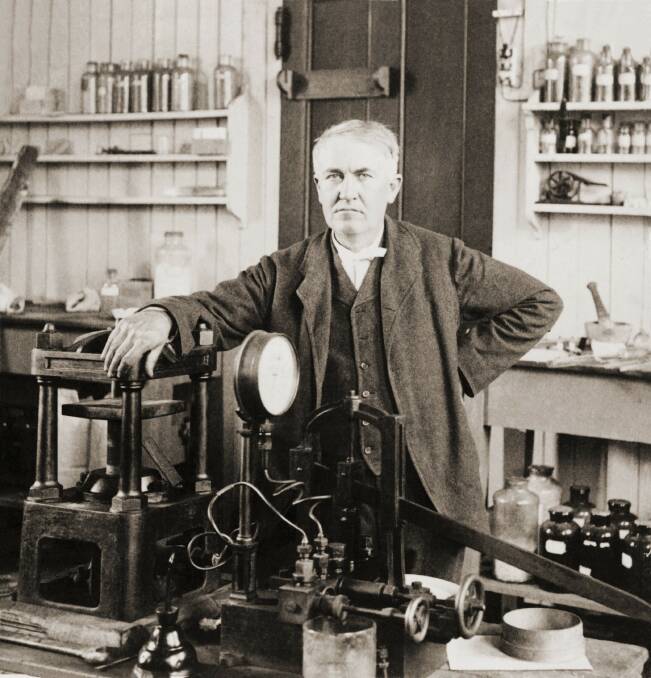 Thomas Edison launches AC electricity transmission in the 1890s. Photo: Shutterstock.