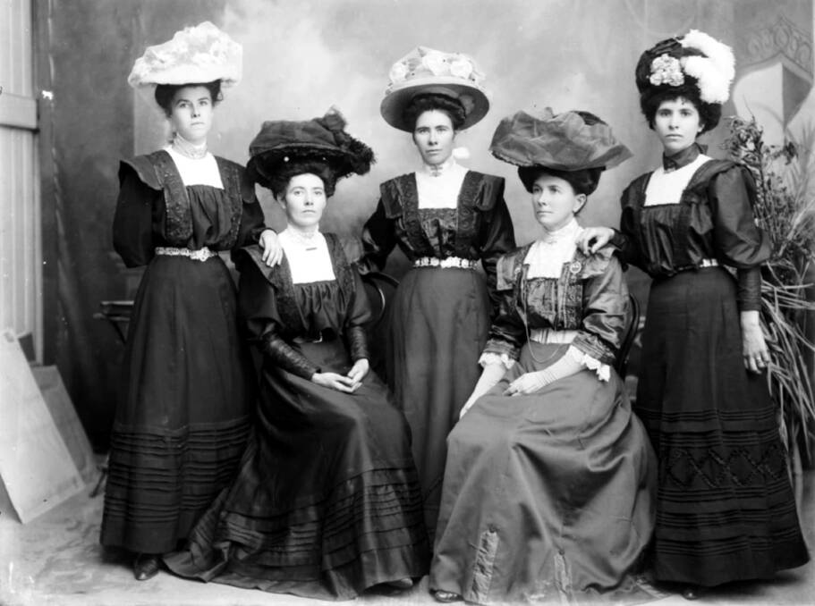 LADIES OF THE PAST: The Wilson Sisters of Mooneba. Photo: Courtesy of the Macleay River Historical Society, Angus McNeil collection.