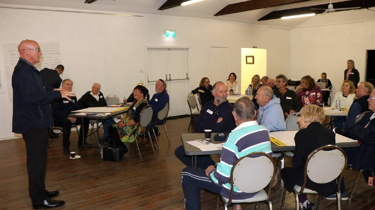 Catching up: Residents met with councillors and council staff at the Kundabung community catch up