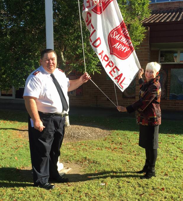 It was a pleasure to raise the flag with Captain Jeff Bush to launch this year’s Red Shield Appeal.