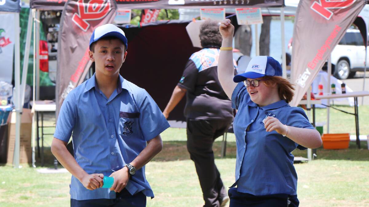 CELEBRATING ABILITIES OF ALL KINDS: Some of the fun from The Big Day Out event at Riverside Park, Kempsey.