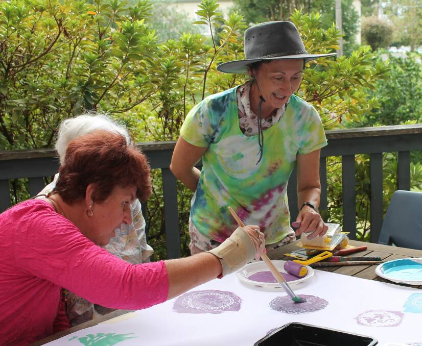 AGING CREATIVELY: Dear Doilies creative ageing workshop run by artist Lucy Pascale.