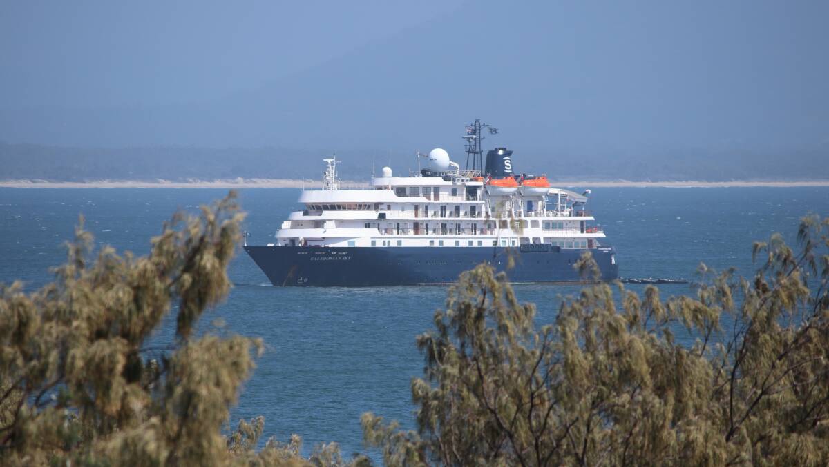 Passengers from Europe will be treated to a local stopover when the cruise ship arrives in Trial Bay.