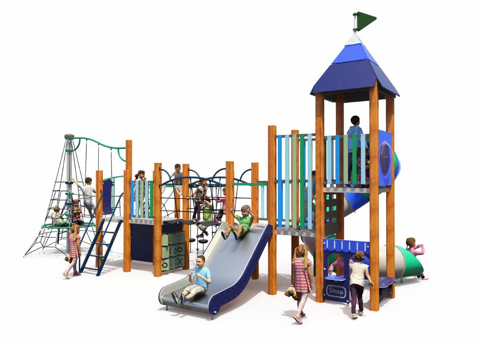 Some of the new play equipment proposed for Stuarts Point Foreshore Reserve. Photo supplied.