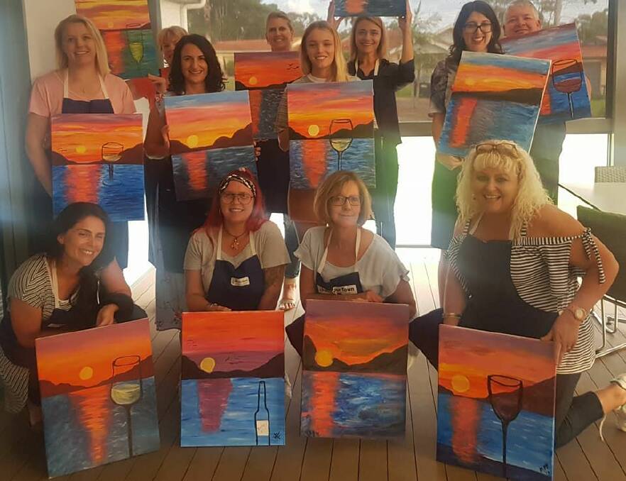 Back in September: The last event proved to be popular with locals, who enjoyed a laugh, while getting top painting tips over a few drinks. The next event is September 9.