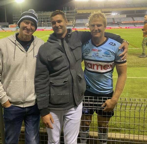 Mark, Connor and Aiden Tolman. Photo: Supplied 
