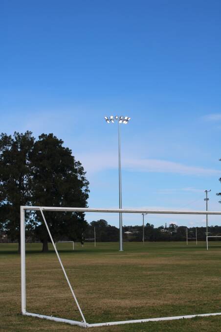 Light upgrades at Verge Street sporting fields should allow for night events. Photo: Lachlan Harper