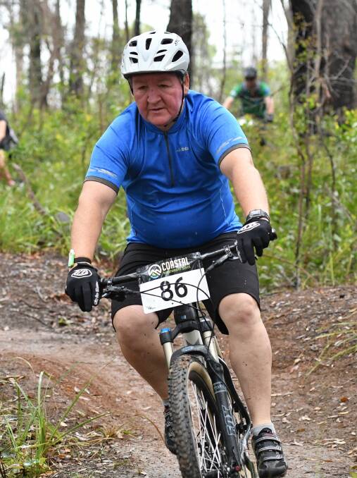 Craig Hale of Macleay Valley Mountain Bikers. Photo: Penny Tamblyn 