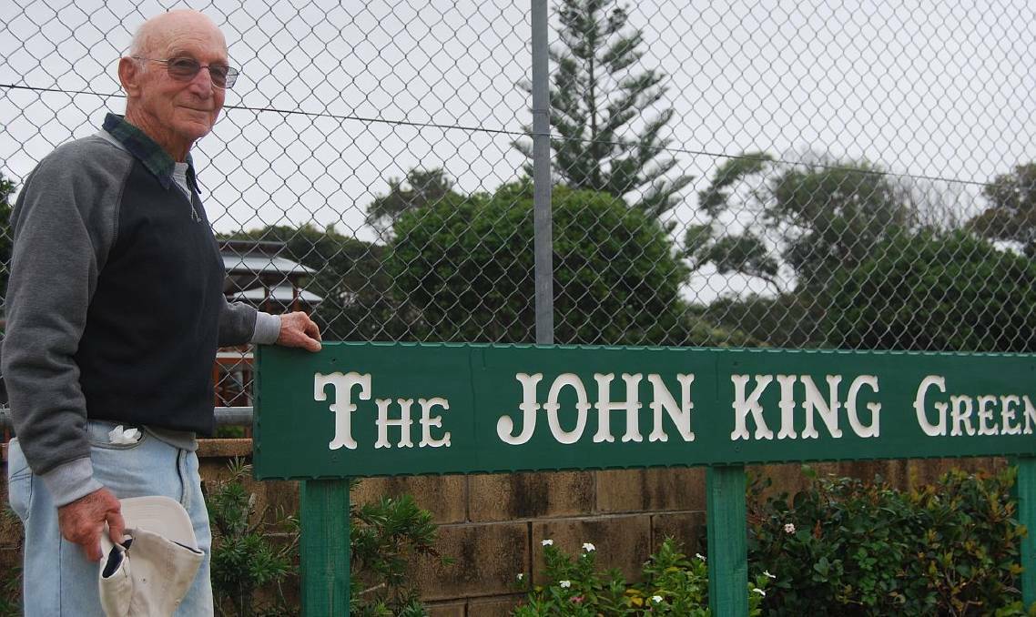 John King at the Hat Head Bowling Club in 2015. Photo: File 