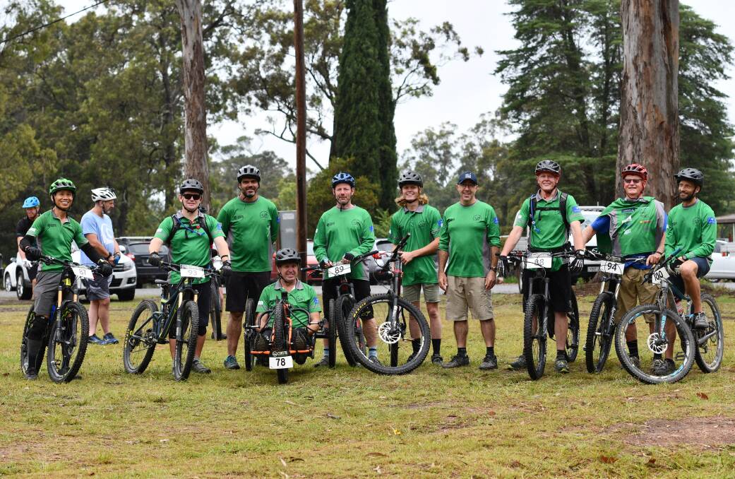 Members of the Macleay Valley Mountain Bikers. Photo: Penny Tamblyn 