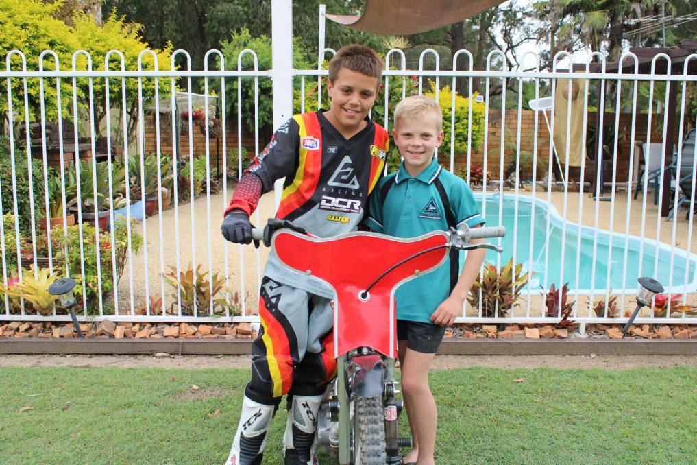 Jayden Holder and Sonny Spurgin pictured before the Redloh Cup last year. Photo: File 