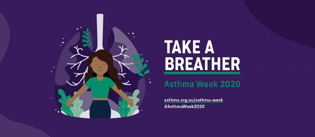 Asthma Australia's Asthma week poster. Photo: MNA Facebook