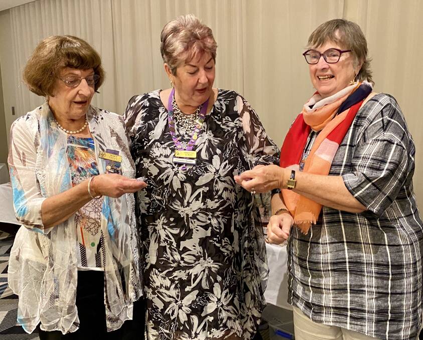 Mary Emery, Christina De Bono and Fran Tarbox of Kempey VIEW Club. Photo: Supplied 